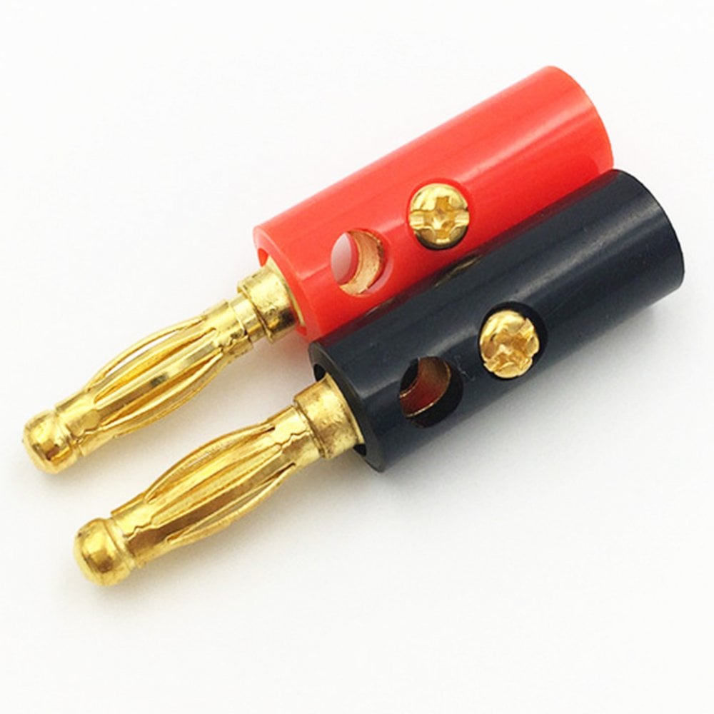 کابل موزی یا Banana Plug یکی دیگر از مدل‌هایی است که برای اتصال به سیم‌های مختلف از آن استفاده شده و دارای قفل است.